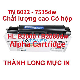 Mua Hộp mực TN B022 - Mực in Brother HL B2000d B2082dw B7715dw DCP B7535dw CÓ LỔ ĐỔ MỰC Hàng chính hãng Alpha Cartridge