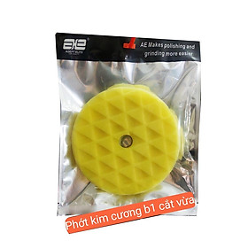 Phớt đánh bóng kim cương 6 inch Bước 1 Màu Vàng