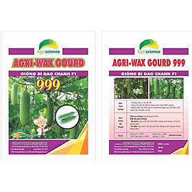 Hạt Giống bí đao chanh lai F1 - Agri Wax Gourd 999 ( 1 gói 2gram hơn 110 hạt )