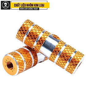 Bộ 2 Ty Gác Chân Sau Xe Đạp Chất Liệu Nhôm (đường kính lỗ 1cm) cho xe đạp MTB, xe địa hình chống trượt, chắc chắn Mai Lee