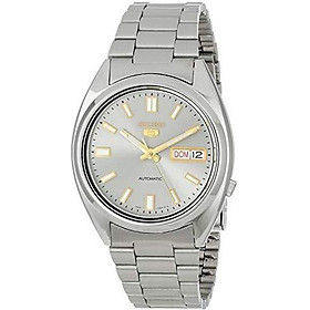 Seiko 5 Men's SNXS75 Automatic Grey Dial Stainless-Steel Bracelet Watch