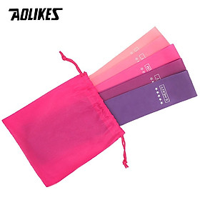 Bộ 5 dây đàn hồi kháng lực tập thể thao AOLIKES A-3608 Resistance Band