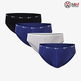 Combo 4 Quần Sịp Nam Quần Lót Nam Sợi Tre Mềm Mịn Siêu Thoáng Mát, Co Giãn 4 Chiều Cạp Nhỏ MRM FASHION ( Đen,2Xanh,Ghi)