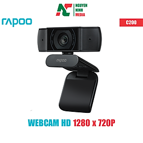 Mua Webcam Rapoo C200 Độ Phân Giải HD 720P - Hàng Chính Hãng
