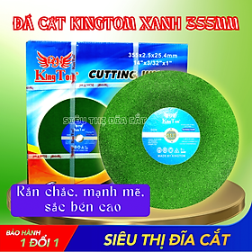 Mua Đá Cắt KingTom Xanh 355x2.5x25.4mm - Lẻ 5 Viên - Cắt Kim Loại  Cắt Sắt - Inox