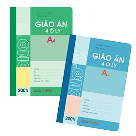 Sổ Giáo án 4 ôly 200tr A4 Klong TP314