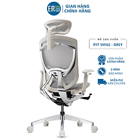 Mua Ghế Công Thái Học Ergonomic IFIT Smile Gray - Ngả lưng 160 độ