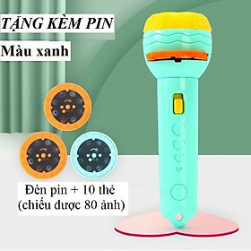 ĐÈN PIN CHIẾU HÌNH CHO BÉ LOẠI 1 - 80 HÌNH KHÁCH NHAU