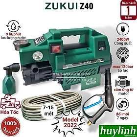 Mua Máy xịt rửa xe gia đình tự hút nước Zukui Z40 - 2400W - Hàng chính hãng