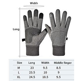 Cycling Gloves, Durable Non Slip Comfortable Windproof Fashion Mittens Commuting Warm Gloves for Riding Driving Outdoor Sports Skiing Hiking