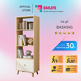 Mua Giá sách giá rẻ hiện đại từ gỗ công nghiệp SMLIFE Basking