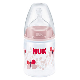 Bình Sữa Nhựa PP 150ml Núm Ti Silicone S1 Nuk NU66132 (Size M) - Màu Ngẫu Nhiên