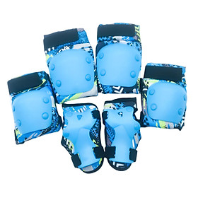 Kids Protective Gear Set Wrist Elbow Knee Pads for Children Skating Scooter