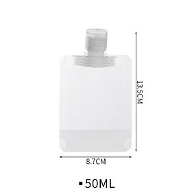 Hình ảnh Túi Chiết Mỹ Phẩm Dầu Gội Sữa Tắm Đi Du Lịch - Dung Tích 30ml, 50ml, 100ml