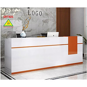 Mua Bàn lễ tân  quầy bán hàng  bàn dịch vụ thương mại đơn giản và hiện đại QTT321