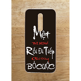 Ốp Lưng Dùng Cho Xiaomi Redmi K20 - K20 Pro (dẻo viền trắng trong) - Mệt Nghỉ Rồi Đi Tiếp