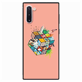 Ốp lưng in cho Samsung Note 10 Rubik Cube