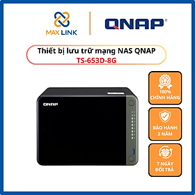  Thiết bị lưu trữ mạng NAS Qnap TS-653D-8G - HÀNG CHÍNH HÃNG