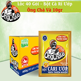 Lốc 40 Túi Bột Cà Ri Ướp Ông Chà Và 10g (Curry Seasoning Powder)