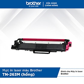 Mực in laser màu Brother TN-263M (hồng) cho máy in HL-L3230CDN/ DCP-L3551CDW/ MFC-L3750CDW - Hàng chính hãng