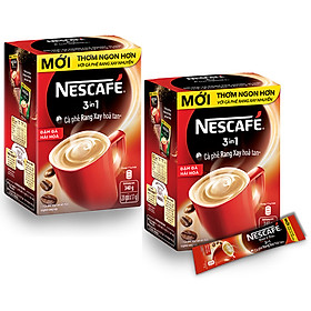 Combo 2 Hộp NESCAFÉ 3in1 Cà Phê Rang Xay Hòa Tan Đậm Đà Hài Hòa