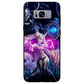Ốp lưng dành cho Samsung S8 - S8 Plus - S9 Plus mẫu Mỹ Nữ Tóc Hồng