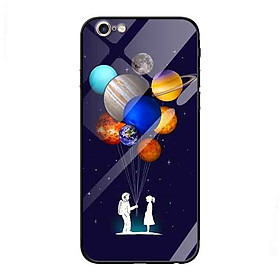 Ốp lưng kính cường lực cho iPhone 6 /6s Nền DU HÀNH 3 - Hàng Chính Hãng