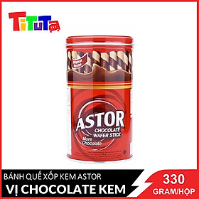 Bánh Quế Xốp Kem Astor Socola 330gram Hộp