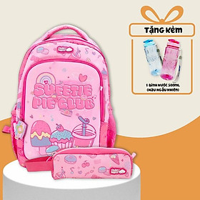 Combo Ba Lô Activego + Bóp Viết Sweetie Pie Club Clever Hippo - Trung Học (Tặng Kèm Bình Nước 500ml)