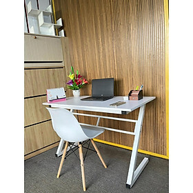 Mua Bàn Làm Việc  Bàn Học Chữ Z Mặt Gỗ MDF Cao Cấp Chân Sắt Sơn Tĩnh Điện Vững Chắc