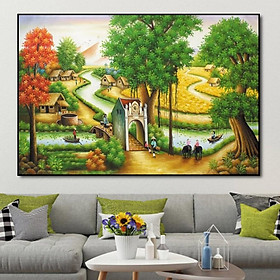 Tranh Treo Tường Cổng Làng