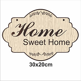 (Hàng Chất Lượng) Bảng gỗ Home Sweet Home | Decor vinatge | Trang trí nhà cửa