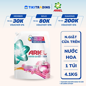 Túi Nước Giặt ARIEL Chuyên Gia Cửa Trên Ngăn Lem Màu