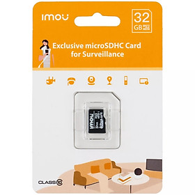 Mua Thẻ Nhớ Camera IMOU Chuẩn Micro SD Dung Lượng 32GB/64GB Class 10 U1 Đốc Độ Cao Hàng Chính Hãng