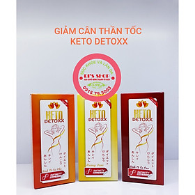 COMBO 3 HỘP KETO DETOXX HERA - SINH TỐ HỖ CẢI THIỆN CÂN NẶNG - HIỆU QUẢ NHANH CHÓNG - AN TOÀN CHO SỨC KHỎE, KHÔNG GÂY MỆT MỎI, GIẢM CẢM GIÁC THÈM ĂN ĐẶC BIỆT CÒN GIÚP ĐẸP DA, ĐẸP DÁNG
