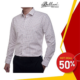 Áo sơ mi nam SlimFit tay dài cao cấp BELLUNI vải sợi tre thoải mái thanh lịch 157R7