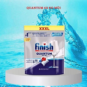 Túi 60 viên rửa chén Finish Quantum Max Dishwasher Tablets PTT025459