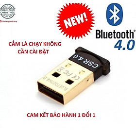 Mua USB Bluetooth 4.0 dành cho máy tính  laptop mẫu mới nhất 2021 không cần cài đặt