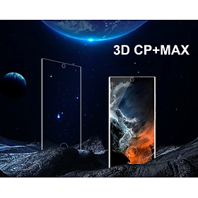 Miếng dán kính cường lực full 3D cho Samsung Galaxy S23 Ultra hiệu Nillkin CP+ Max (Mỏng 0.3mm, Kính ACC Japan, Chống Lóa, Hạn Chế Vân Tay) - Hàng nhập khẩu