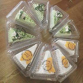 Mua 100 Hộp Nhựa Tam Giác Nhọn Nắp Gập – Hộp tam giác đựng bánh kem