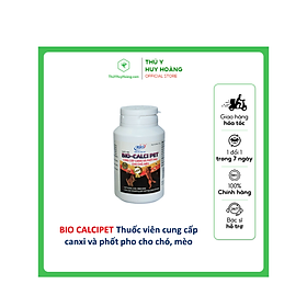 BIO CALCIPET Thuốc viên cung cấp canxi và phốt pho cho chó, mèo