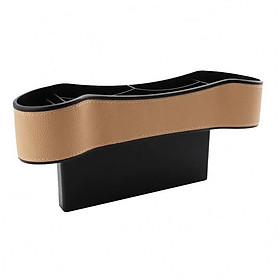 Khay để đồ cài khe ghế ô tô, xe hơi cao cấp GK21 kích thước 27 x 17 x 8cm dùng chung được cả khe ghế lái và khe ghế phụ