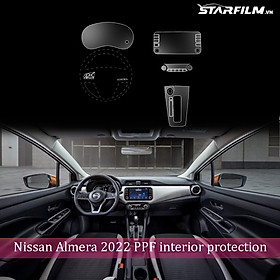 Nissan Almera 2022 PPF TPU nội thất chống xước tự hồi phục STARFILM