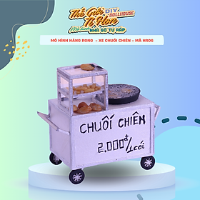 MÔ HÌNH TỰ LẮP RÁP DIY SÀI GÒN THU NHỎ - XE CHUỐI CHIÊN - HR06