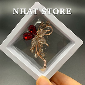 Ghim cài áo nữ Hàn Quốc, trâm cài áo hình nơ sang trọng