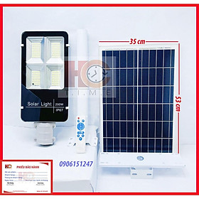 Mua Đèn Led pha năng lượng mặt trời bàn chải 200W – 4 khoang  Vỏ nhôm  Tấm pin NLMT rời  Ánh sáng trắng