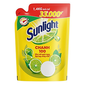 Nước rửa chén Sunlight Chanh 1.4kg