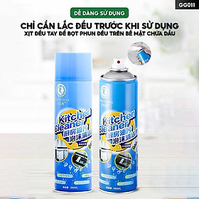 Chai Xịt Vệ Sinh Dầu Bếp Chuyên Nghiệp Diệt Sạch Các Vết Dầu Mỡ Cứng Đầu Bám Lâu Ngày Trên Bếp GG-011