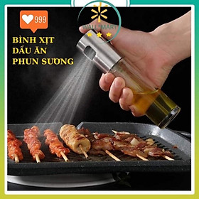 Mua Bình xịt dầu ăn phun sương cho nồi chiên không dầu chai thủy tinh cao cấp 100ml