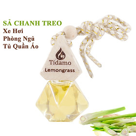 Tinh Dầu Sả Chanh Treo Xe Ô Tô, Treo Tủ Quần Áo, Treo Phòng Gia Đình - Tinh Dầu Sả Chanh Nguyên Chất TIDAMO Giúp Khử Mùi, Kháng Khuẩn Và Thư Giãn Tinh Thần